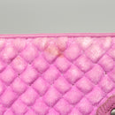 BOTTEGA VENETA Shoulder Bag Velor Purple Auth 120966-14