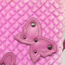 BOTTEGA VENETA Shoulder Bag Velor Purple Auth 120966-15