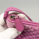 BOTTEGA VENETA Shoulder Bag Velor Purple Auth 120966-18