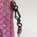 BOTTEGA VENETA Shoulder Bag Velor Purple Auth 120966-9