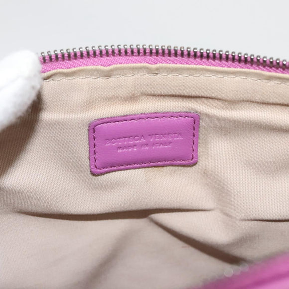 BOTTEGA VENETA Shoulder Bag Velor Purple Auth 120966