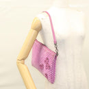 BOTTEGA VENETA Shoulder Bag Velor Purple Auth 120966-25