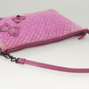 BOTTEGA VENETA Shoulder Bag Velor Purple Auth 120966-6