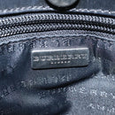BURBERRY Nova Check Hand Bag PVC Beige Auth 120970-11