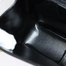 Salvatore Ferragamo Hand Bag Leather 2way Gold Black Auth 120974-20