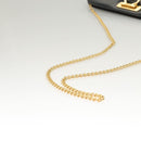 Salvatore Ferragamo Gancini Chain Shoulder Bag Leather Black Gold Auth 120975-7