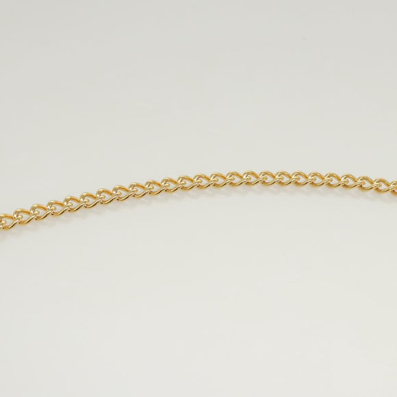 Salvatore Ferragamo Gancini Chain Shoulder Bag Leather Black Gold Auth 120975