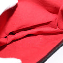 Salvatore Ferragamo Gancini Chain Shoulder Bag Suede Black Gold Auth 120977-20