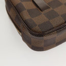 LOUIS VUITTON Damier Ebene Etui Okapi PM Pouch N61738 LV Auth 121018-16