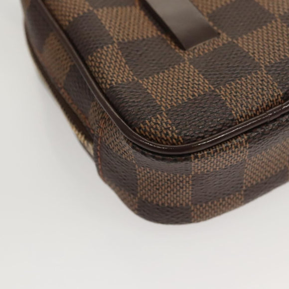 LOUIS VUITTON Damier Ebene Etui Okapi PM Pouch N61738 LV Auth 121018