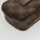 LOUIS VUITTON Damier Ebene Etui Okapi PM Pouch N61738 LV Auth 121018-17