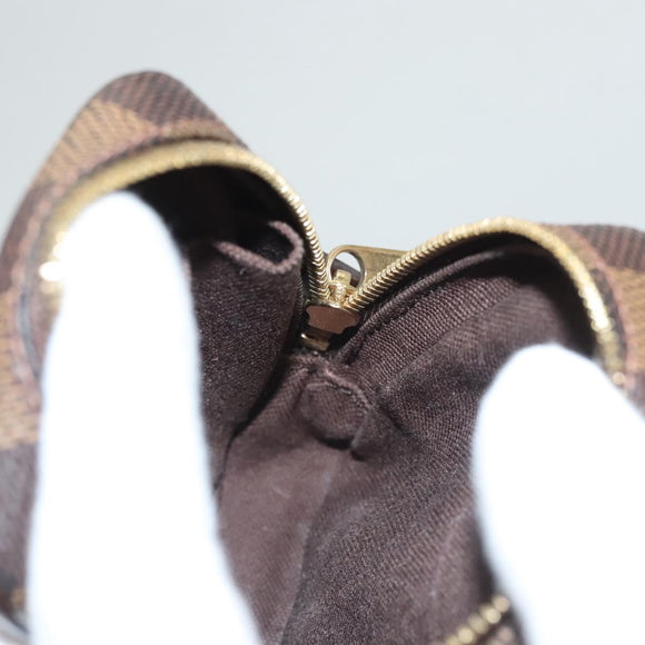 LOUIS VUITTON Damier Ebene Etui Okapi PM Pouch N61738 LV Auth 121018