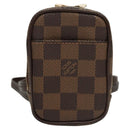 LOUIS VUITTON Damier Ebene Etui Okapi PM Pouch N61738 LV Auth 121018-13