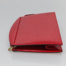 LOUIS VUITTON Epi Trousse Crete Clutch Bag Red M48407 LV Auth 121025-4