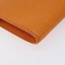 LOUIS VUITTON Epi Pochette Accessoires Pouch Orange Mandarin M5294H Auth 121027-15