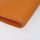 LOUIS VUITTON Epi Pochette Accessoires Pouch Orange Mandarin M5294H Auth 121027-9