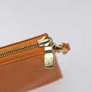 LOUIS VUITTON Epi Pochette Accessoires Pouch Orange Mandarin M5294H Auth 121027-10