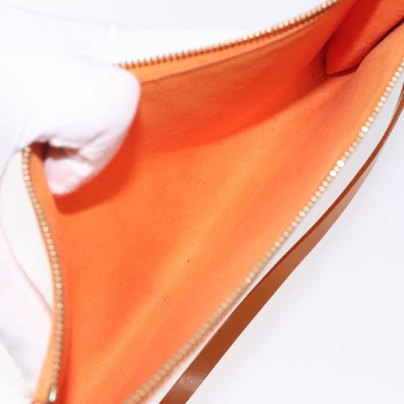 LOUIS VUITTON Epi Pochette Accessoires Pouch Orange Mandarin M5294H Auth 121027
