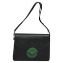 LOUIS VUITTON Epi Osh Shoulder Bag Black Green M52444 LV Auth 121028-13
