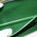 LOUIS VUITTON Epi Osh Shoulder Bag Black Green M52444 LV Auth 121028-22