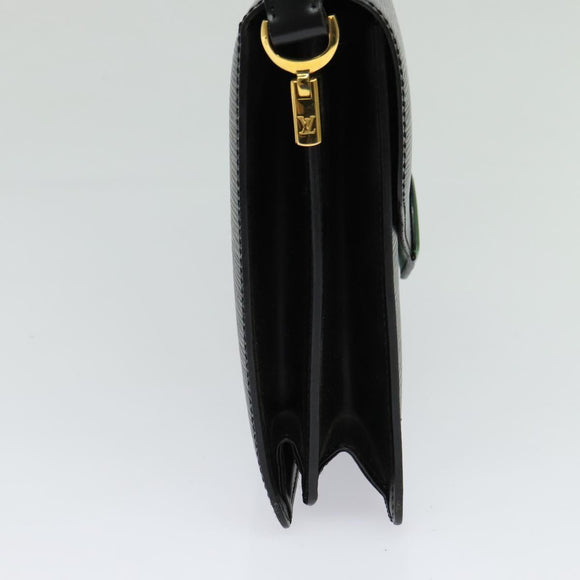 LOUIS VUITTON Epi Osh Shoulder Bag Black Green M52444 LV Auth 121028