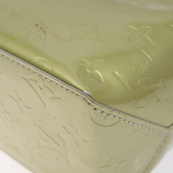 LOUIS VUITTON Monogram Vernis Reade PM Hand Bag Gris M91145 LV Auth 121043