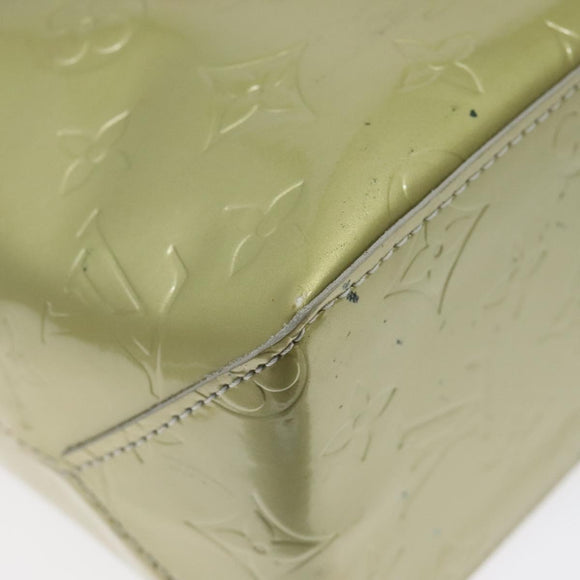 LOUIS VUITTON Monogram Vernis Reade PM Hand Bag Gris M91145 LV Auth 121043