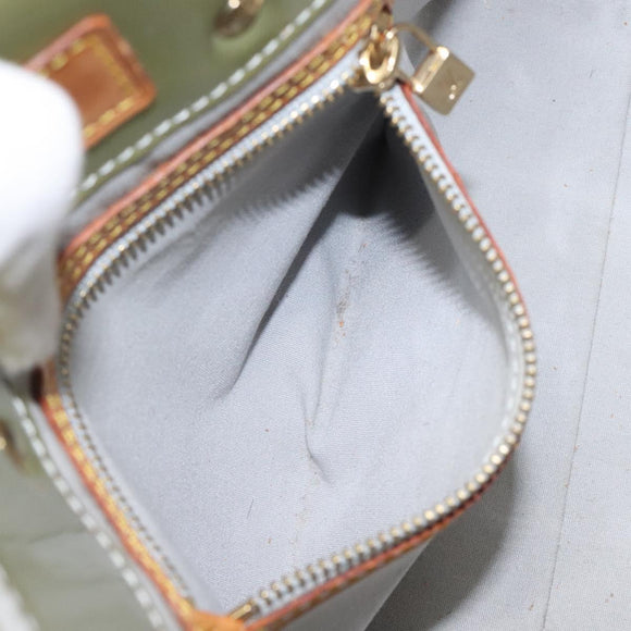 LOUIS VUITTON Monogram Vernis Reade PM Hand Bag Gris M91145 LV Auth 121043