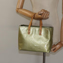 LOUIS VUITTON Monogram Vernis Reade PM Hand Bag Gris M91145 LV Auth 121043-21