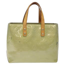LOUIS VUITTON Monogram Vernis Reade PM Hand Bag Gris M91145 LV Auth 121043-13