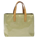 LOUIS VUITTON Monogram Vernis Reade PM Hand Bag Gris M91145 LV Auth 121043-2