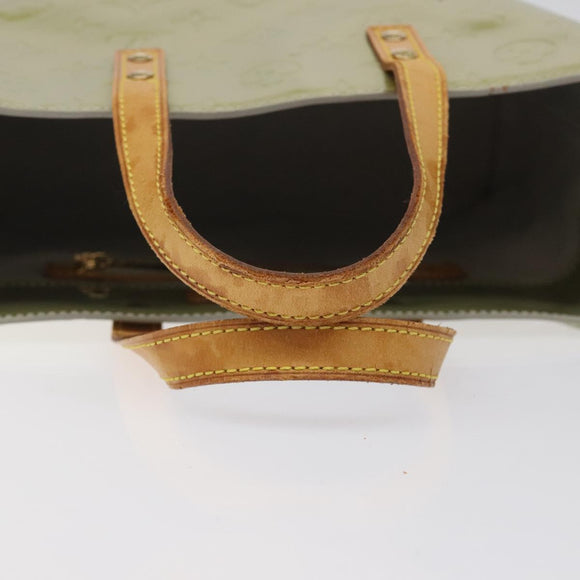 LOUIS VUITTON Monogram Vernis Reade PM Hand Bag Gris M91145 LV Auth 121043