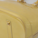 LOUIS VUITTON Monogram Vernis Alma GM Hand Bag Broncorail M91450 LV Auth 121047-8