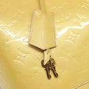 LOUIS VUITTON Monogram Vernis Alma GM Hand Bag Broncorail M91450 LV Auth 121047-9