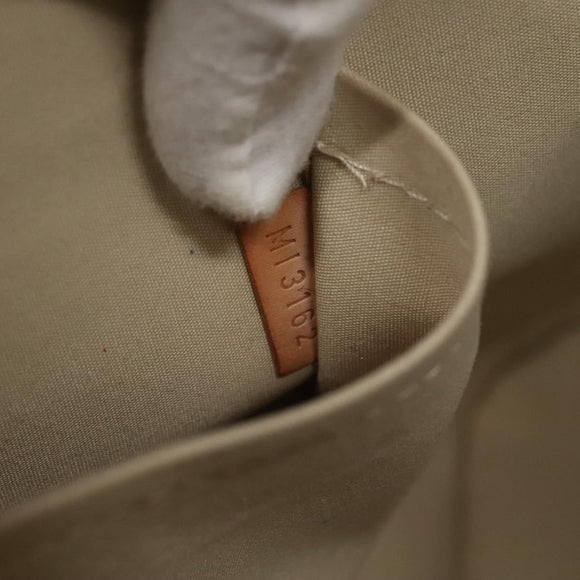 LOUIS VUITTON Monogram Vernis Alma GM Hand Bag Broncorail M91450 LV Auth 121047