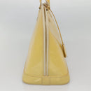 LOUIS VUITTON Monogram Vernis Alma GM Hand Bag Broncorail M91450 LV Auth 121047-3
