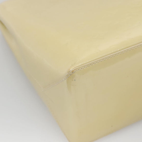 LOUIS VUITTON Monogram Vernis Wilshire MM Hand Bag Broncorail M91441 Auth 121051