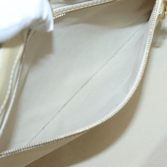 LOUIS VUITTON Monogram Vernis Wilshire MM Hand Bag Broncorail M91441 Auth 121051