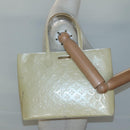 LOUIS VUITTON Monogram Vernis Wilshire MM Hand Bag Broncorail M91441 Auth 121051-22