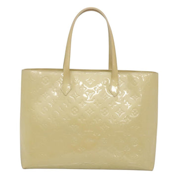 LOUIS VUITTON Monogram Vernis Wilshire MM Hand Bag Broncorail M91441 Auth 121051 - 0
