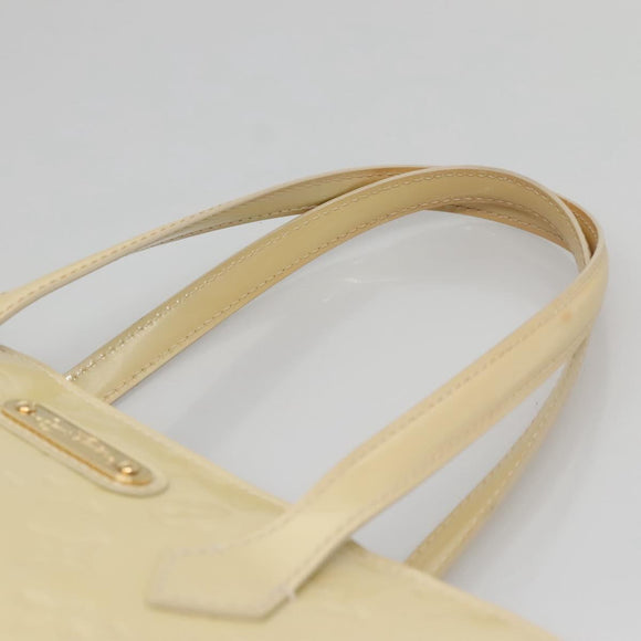 LOUIS VUITTON Monogram Vernis Wilshire MM Hand Bag Broncorail M91441 Auth 121051