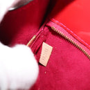 LOUIS VUITTON Vernis Monceau BB Hand Bag 2way Rose Andian M91579 LV Auth 121056-12