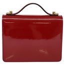 LOUIS VUITTON Vernis Monceau BB Hand Bag 2way Rose Andian M91579 LV Auth 121056-2