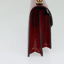 LOUIS VUITTON Vernis Monceau BB Hand Bag 2way Rose Andian M91579 LV Auth 121056-3