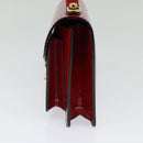 LOUIS VUITTON Vernis Monceau BB Hand Bag 2way Rose Andian M91579 LV Auth 121056-4