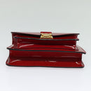 LOUIS VUITTON Vernis Monceau BB Hand Bag 2way Rose Andian M91579 LV Auth 121056-5