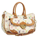 LOUIS VUITTON Monogram Multicolor Rita Bag 2way White M40125 LV Auth 121059M-1