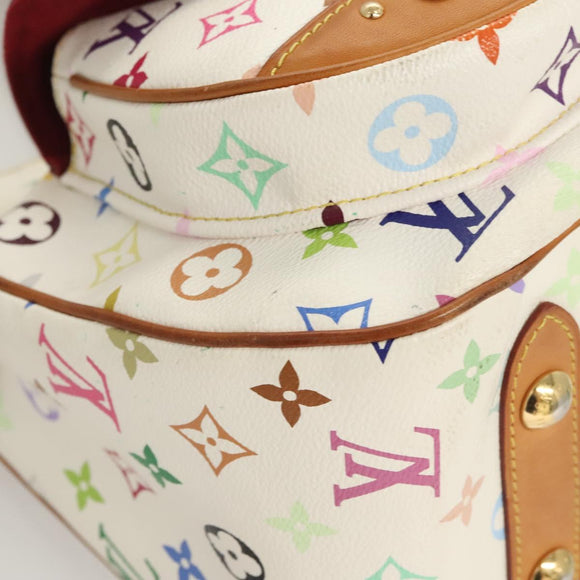 LOUIS VUITTON Monogram Multicolor Rita Bag 2way White M40125 LV Auth 121059M