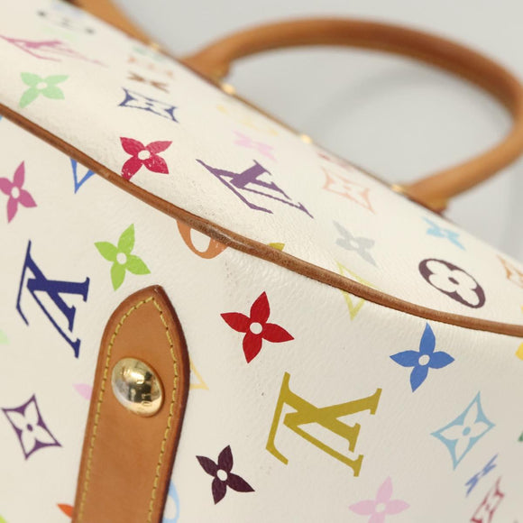 LOUIS VUITTON Monogram Multicolor Rita Bag 2way White M40125 LV Auth 121059M