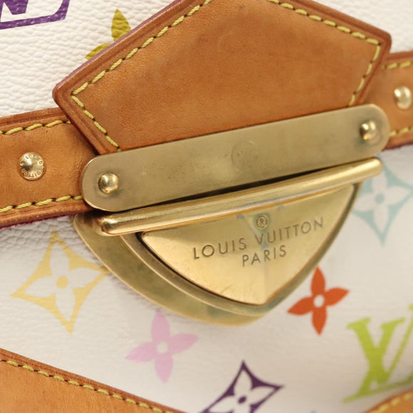 LOUIS VUITTON Monogram Multicolor Rita Bag 2way White M40125 LV Auth 121059M